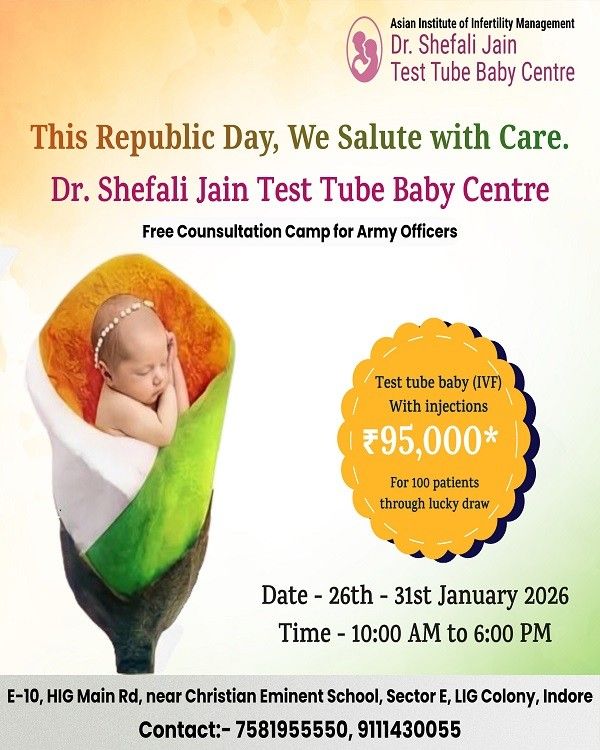 26 Jan Free IVF Camp in ArmyArea
